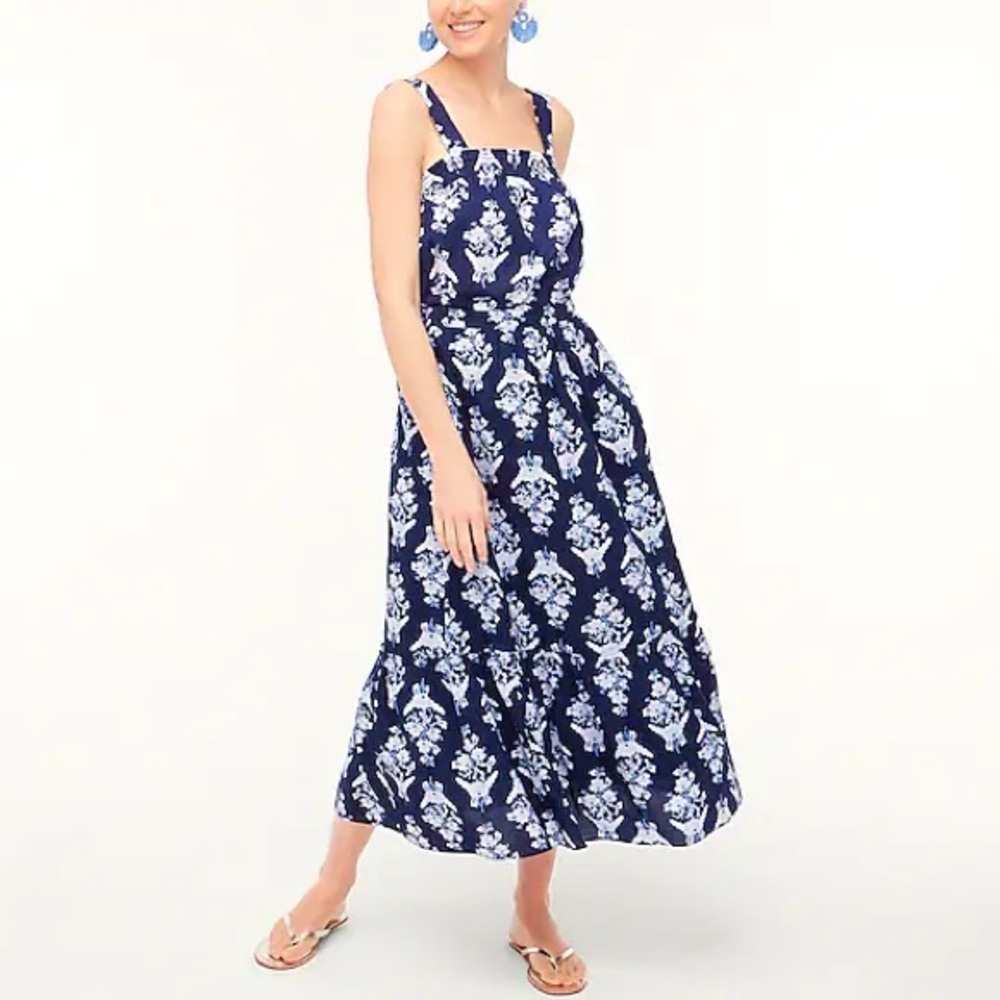 ☀️ J. CREW | Ruffle Flounce Maxi Skirt | L